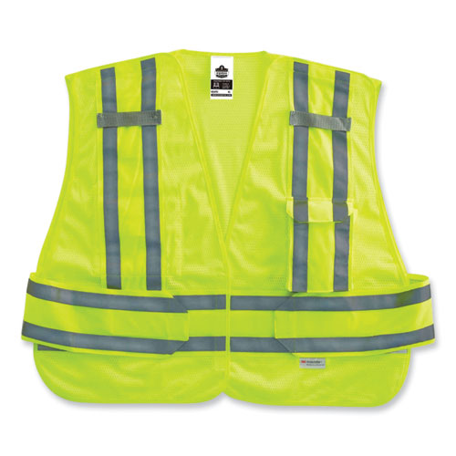 VEST,8244PSV LIME,3XL+