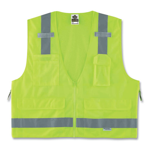 VEST,8250Z CLASS 2,LIME,4