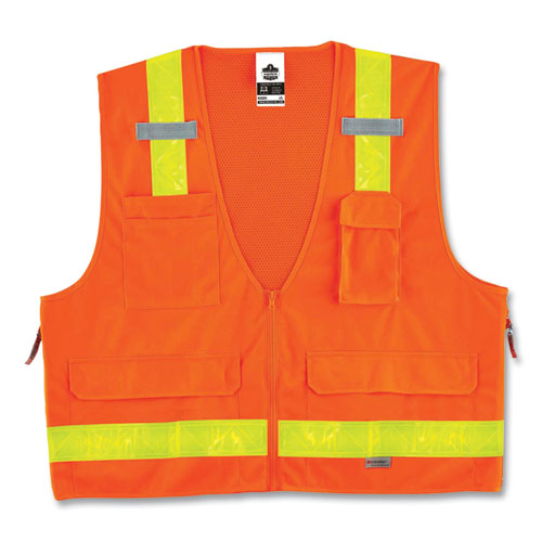 VEST,8250ZHG CLASS 2,ORNG