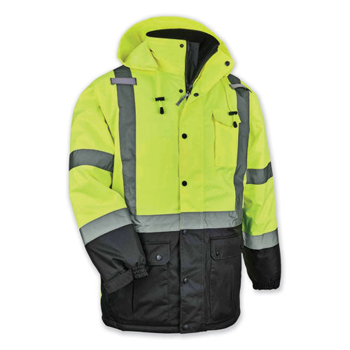 JACKET,8384 HI-VIS,LIM,2X