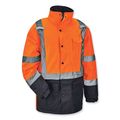 JACKET,8384 HI-VIS,OR,2XL