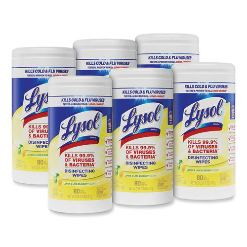 CLEANER,LYSOL,WIPES,6/CT