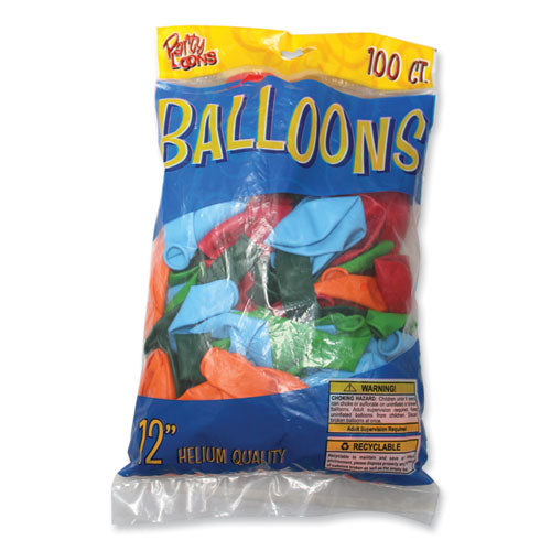 BAG,BALLOONS,20/100PK,AST