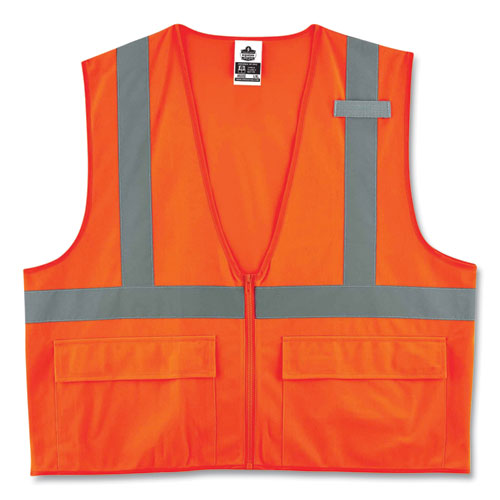 VEST,8225Z CLASS 2,ORNG,4