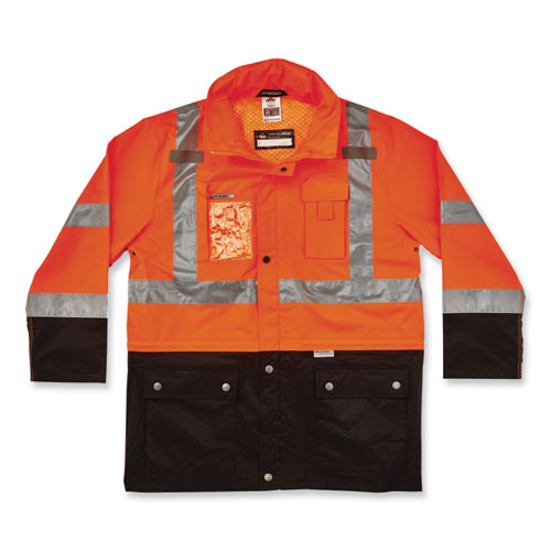 JACKET,8386 HI-VIS,OR,2XL