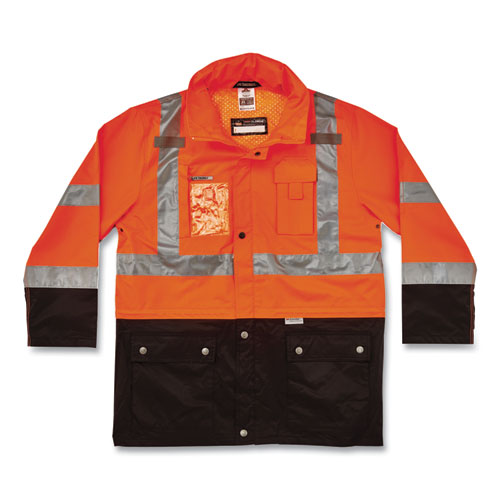 JACKET,8386 HI-VIS,OR,M