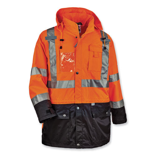 JACKET,8386 HI-VIS,OR,5XL