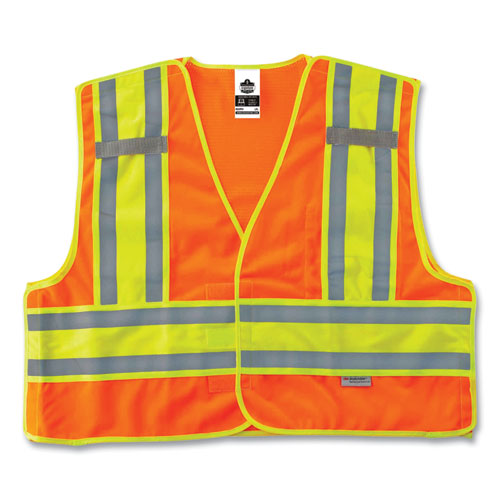 VEST,8245PSV ORANGE,6X/7X