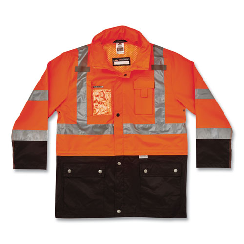 JACKET,8386 HI-VIS,OR,L