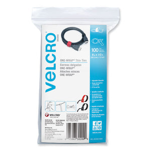 FASTENER,TIES,100CT,AST