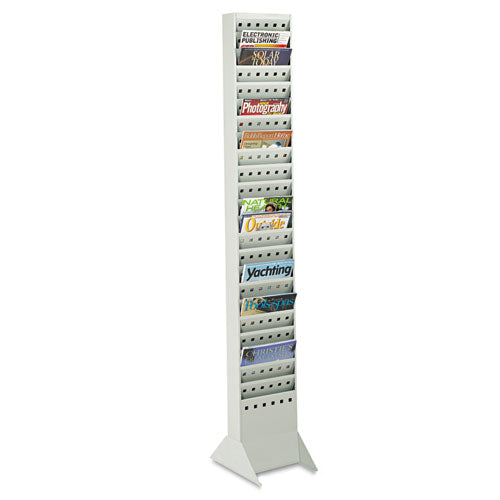RACK,MAGAZINE,23 PCKT,GY