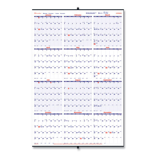 CALENDAR,WALL,YEARLY,WH