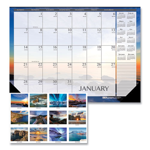 CALENDAR,DESK,SEASCAPE