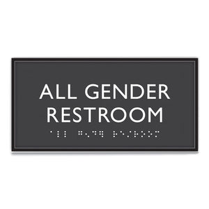 SIGN,ALL GENDER RESTRM,BK