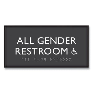 SIGN,ALL GENDER ACCSBL,BK