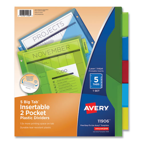 INDEX,PLST 2 PKT 5TB,AST