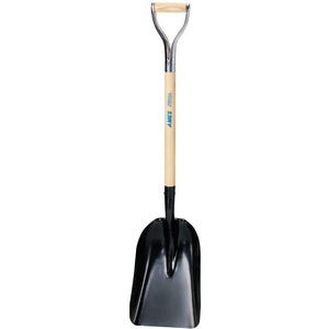 Steel Hollow-Back Shovels & Scoops, 14 X 9.5 Blade, 29 in White Ash D-Handle