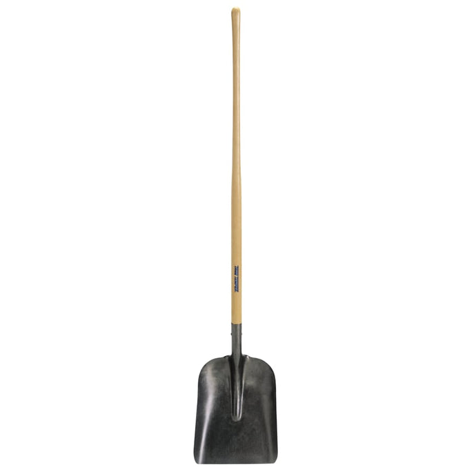 Steel Hollow-Back Shovels & Scoops, 17X12 Blade, 51in White Ash Straight Handle