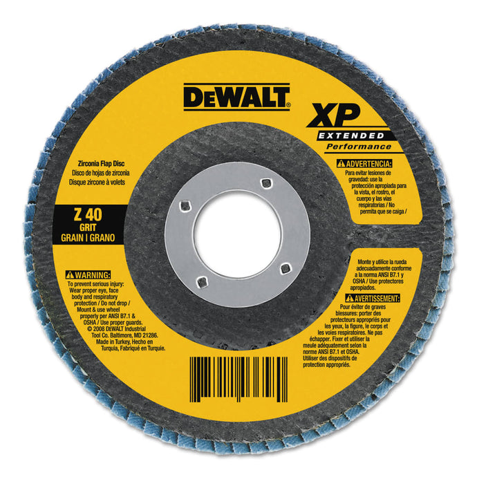 XP™ Ext Perf Flap Disc, 4-1/2 in, 60 Grit, 5/8 in-11 Arbor, 13,300 RPM, T27