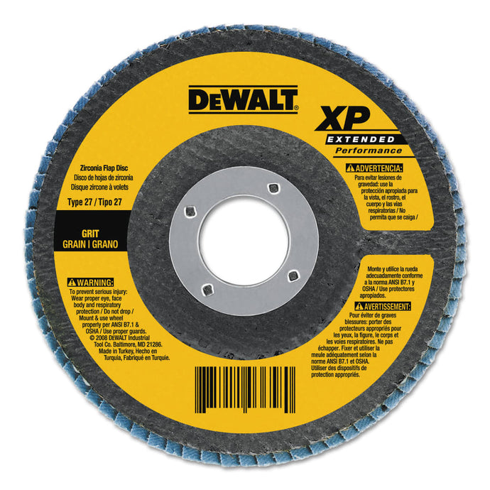 High Perf T29 Flap Disc, 4-1/2 in, 60 Grit, 5/8 in-11 Arbor, 13,300 RPM