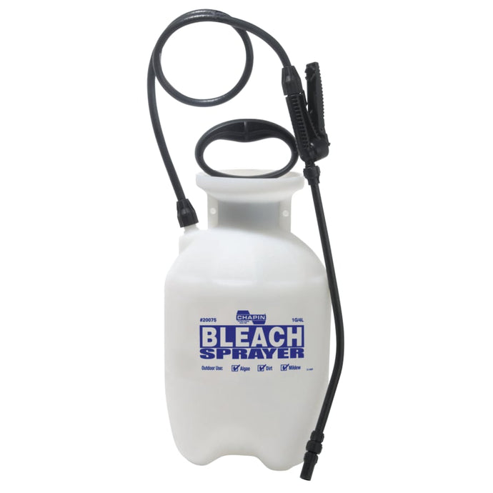 Bleach Sprayer, 1 gal, 12 in Extension, 34 in Hose