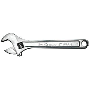 Chrome Adjustable Wrenches, 10 in Long, 1 5/16 in Opening, Chrome
