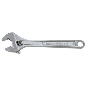Chrome Adjustable Wrenches, 12 in Long, 1 1/2 in Opening, Chrome, Bulk