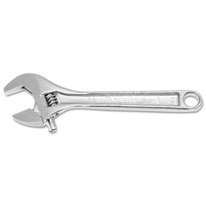 Chrome Adjustable Wrenches, 4 in Long, 1/2 in Opening, Chrome