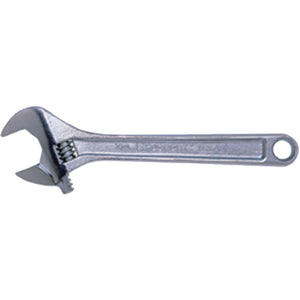 Chrome Adjustable Wrenches, 6 in Long, 15/16 in Opening, Chrome