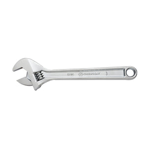 Adjustable Chrome Wrenches, 12 in Long, 1 1/2 in Opening, Chrome