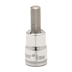 Hex Bit SAE Sockets, 3/8 in Dr, 3/8 in Opening