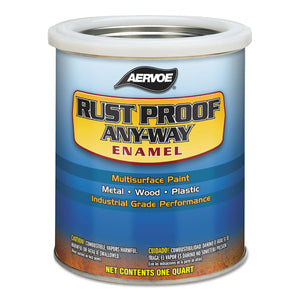 Any-Way RustProof Enamels, 1 qt Can, Safety Blue, High-Gloss
