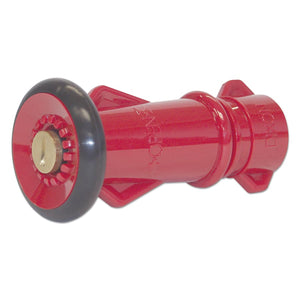 Polycarbonate Fire Hose Nozzles, Straight, 25.1 CFM at 100 psi, 3/4 Thread