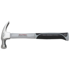 Sure Strike Rip Claw Hammer, Forged Steel Head, Cushion Fiberglass Handle, 14 in