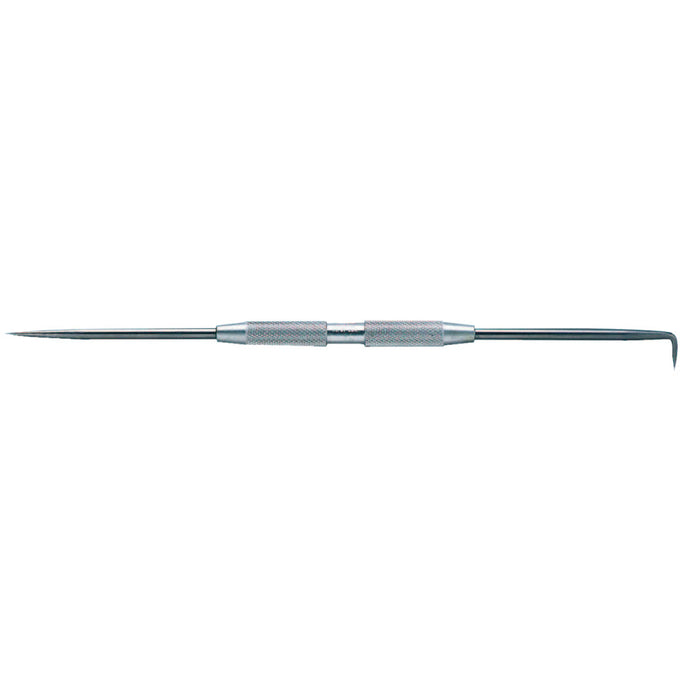 Fixed Two Point Scribers, 8 7/16 in, Hardened Steel, Straight Point; 90° Point