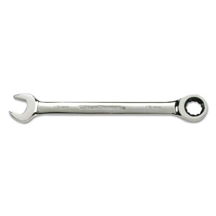 Reversible Combination Ratcheting Wrench, Inch, 9/16 in