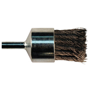 Knot Wire End Brush, Stainless Steel, 1 1/8 in x 0.02 in