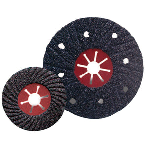 Semi-Flex Sanding Discs, Aluminum Oxide, 4 1/2 in Dia., 36 Grit