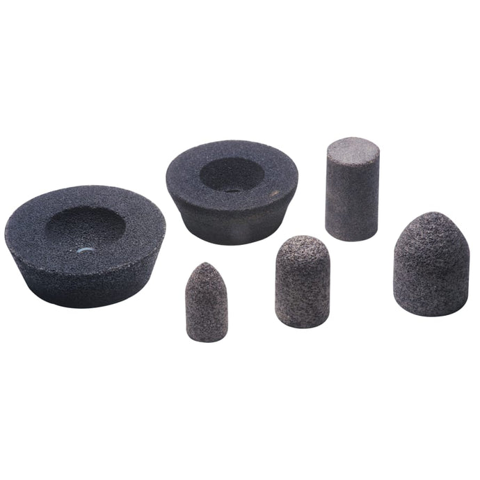 Resin Cones and Plugs, Type 16, 3 in Dia, 3 in Thick, 24 Grit, Aluminum Oxide
