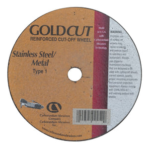 Cut-Off Wheel, 4 in Dia, .035 in Thick, 3/8 in Arbor, 60 Grit Alumina Oxide