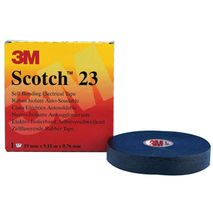 Scotch Rubber Splicing Tapes 23, 30 ft x 2 in, Black
