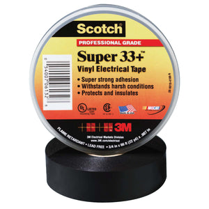 Scotch® Vinyl Electrical Tape 33+, 44 ft x 1 1/2 in