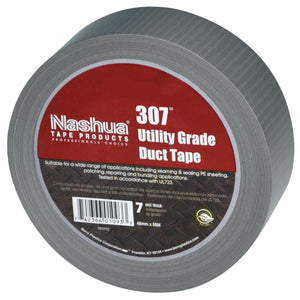 307 Utility Grade Duct Tapes, Silver, 48 mm x 55 m x 7 mil