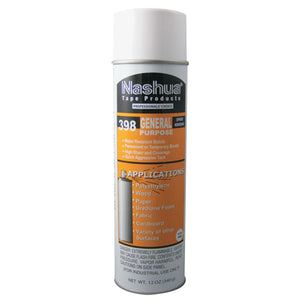 398 General Purpose Spray Adhesive, Water White, Mint Scent, 12 oz Aerosol Can