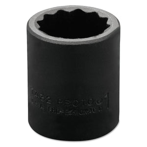 Torqueplus Impact Sockets, 1/2 in Drive, 1 1/4 in Opening, 6 Points