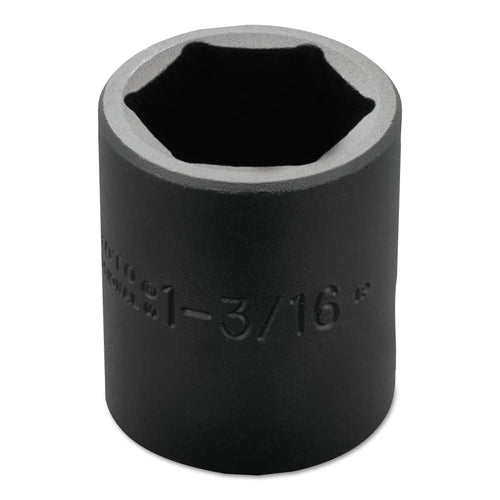 Torqueplus Impact Sockets, 1/2 in Drive, 1 3/16 in Opening, 6 Points