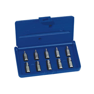 Hex Head Multi-Spline Screw Extractors - 532 Series - Plastic Case Sets