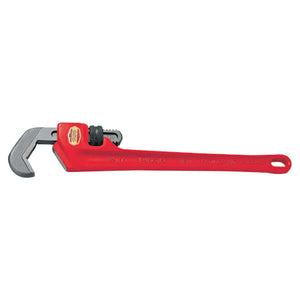 Offset Hex Pipe Wrench, Forged Steel Jaw, 9-1/2 in