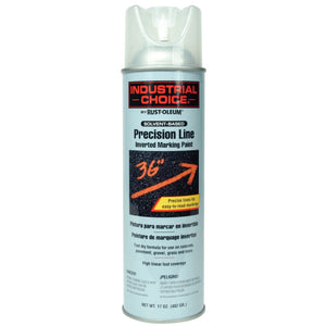 M1600/M1800 Precision-Line Inverted Marking Paint,17oz, Clear
