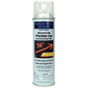 M1600/M1800 Precision-Line Inverted Marking Paint, 16 oz, Clear